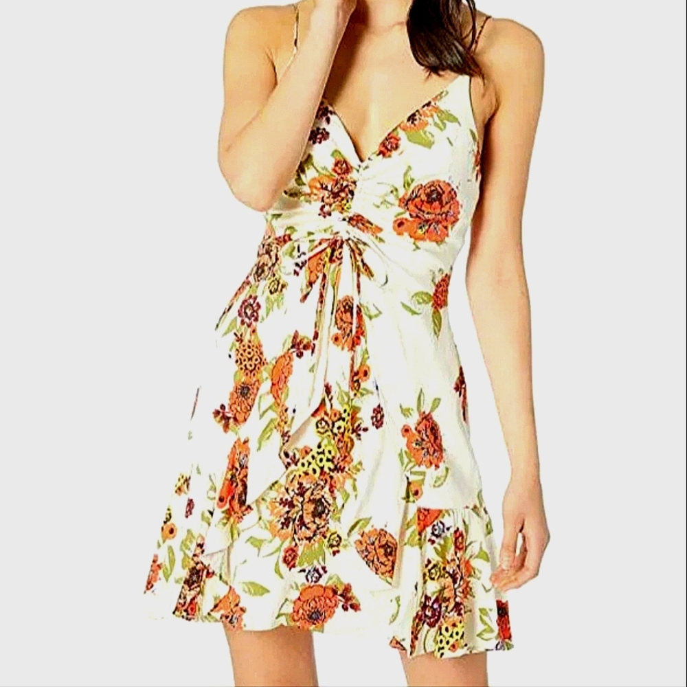Free people Floral Mini Dress